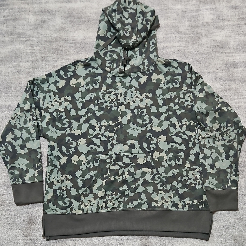 Athletic Works Green Camouflage Hoodie
